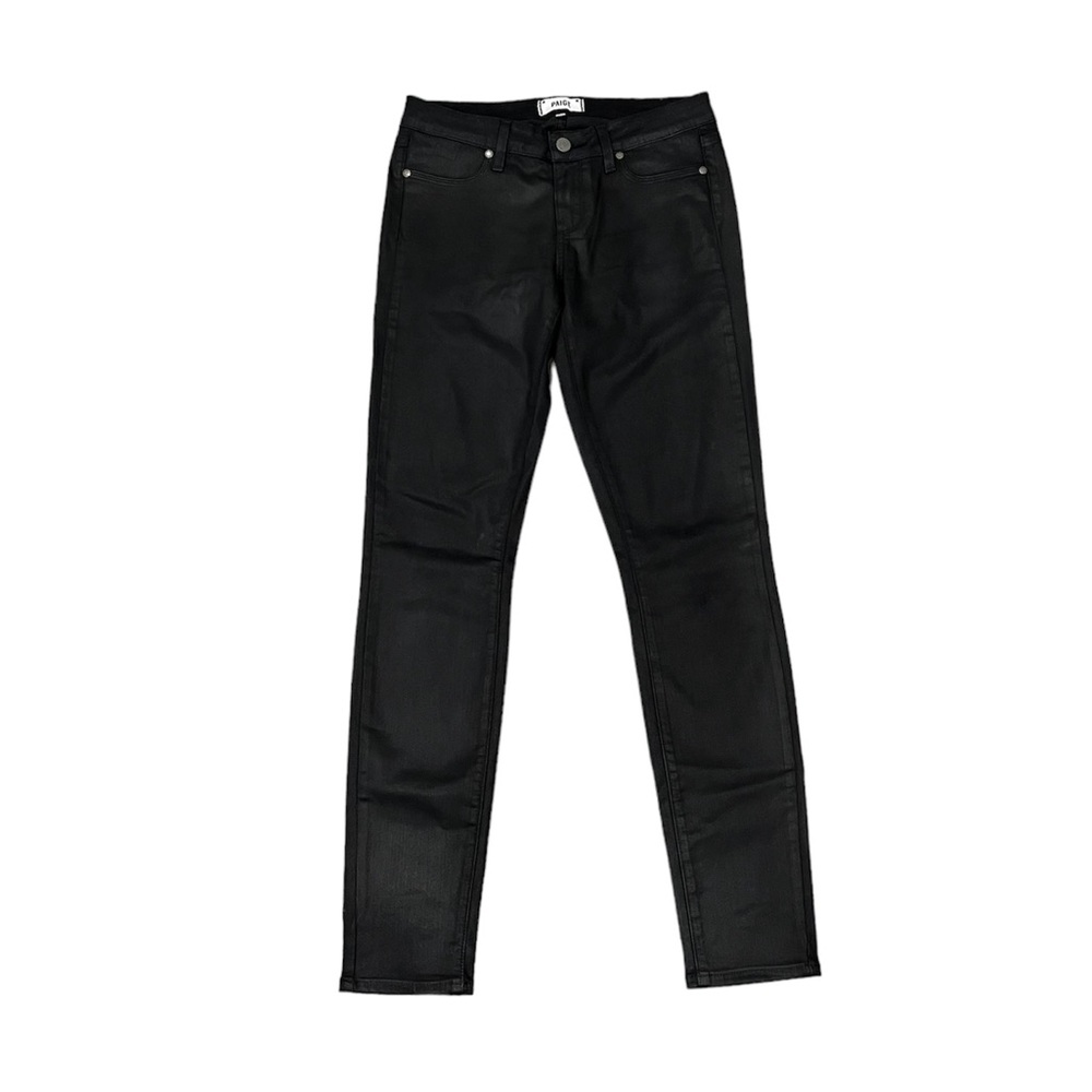 PAIGE Verdugo Ultra Skinny Black Jeans Size 28